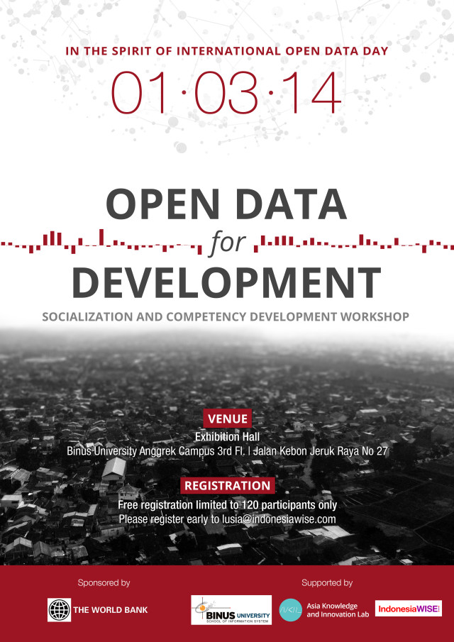 OD for Development event - Jakarta - poster [EN]