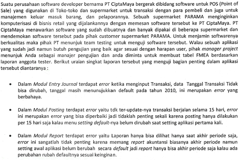 Explain Failure Mode And Effect Analysis With Example