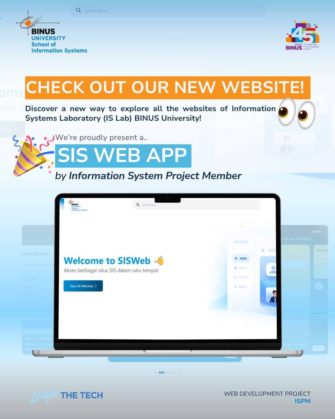 SIS Web App by Information System Project Member (ISPM)